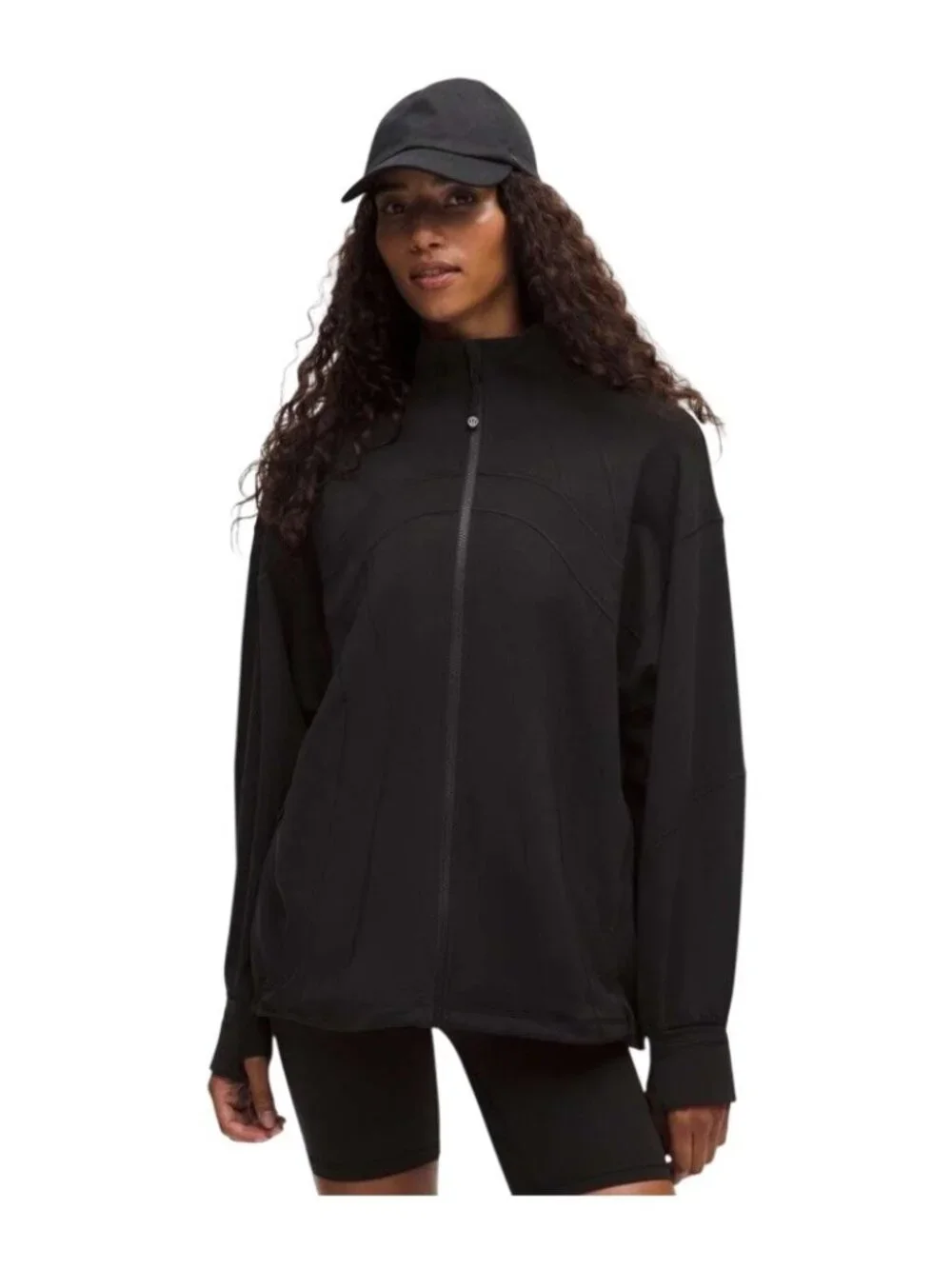 Lululemon Define Relaxed Fit Luon Jacket Womens Size 0 Black LW3HD3S Full Zip - Picture 1 of 16
